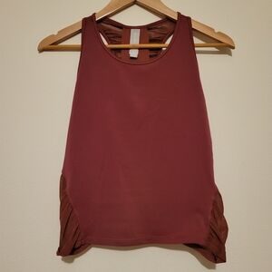 Athleta Bakasana Crop Mesh Racerback Tank Top Size M